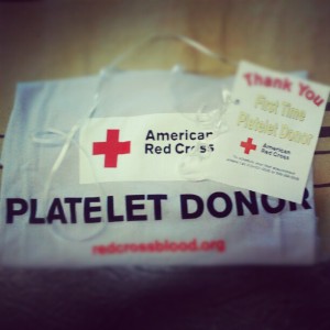 A thank you gift from the Red Cross