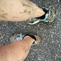 after a day of trail running