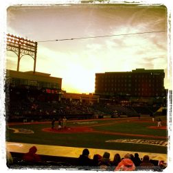 sunset at Canal Park