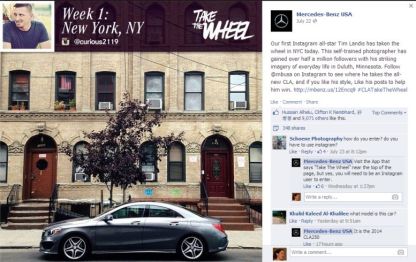 MBUSA_CLATakeTheWheel Mercedes-Benz U.S.A. Instagram Content