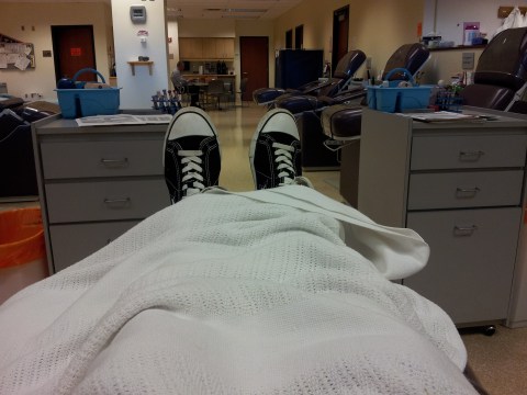 The Chucks (and I) at the Red Cross