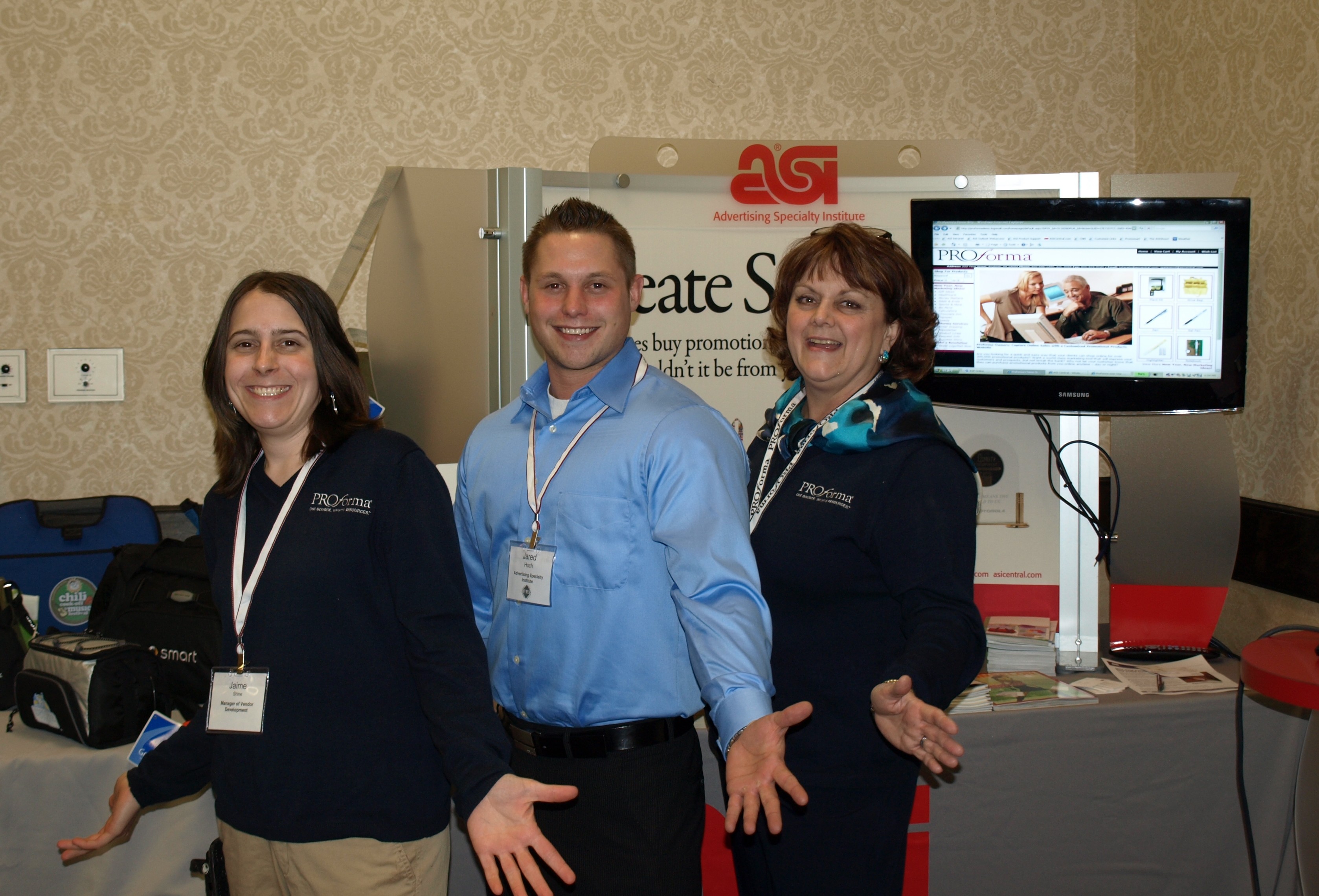 posing for the camera