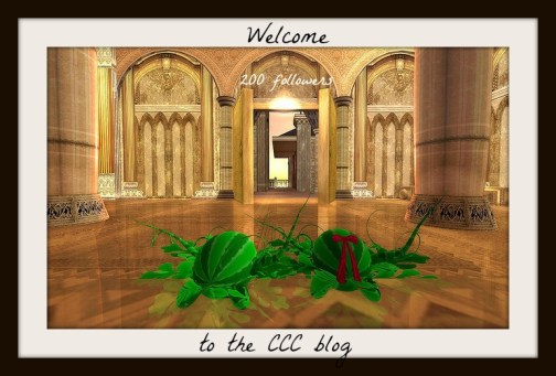 The doors open... come on in!