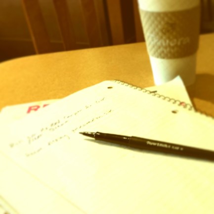 My favorite series on the CCC blog is about the writing process.