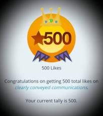 CCC hits 500 likes! 11.21.14