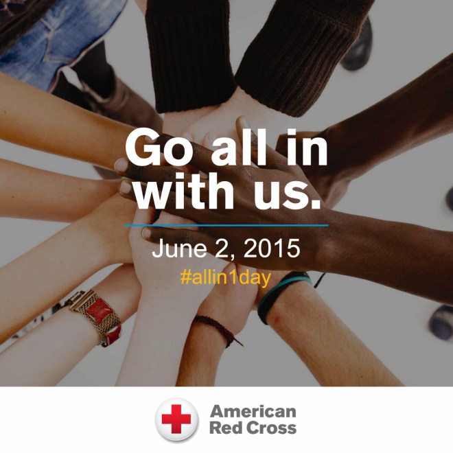 Go all in with us on June 2, 2015.