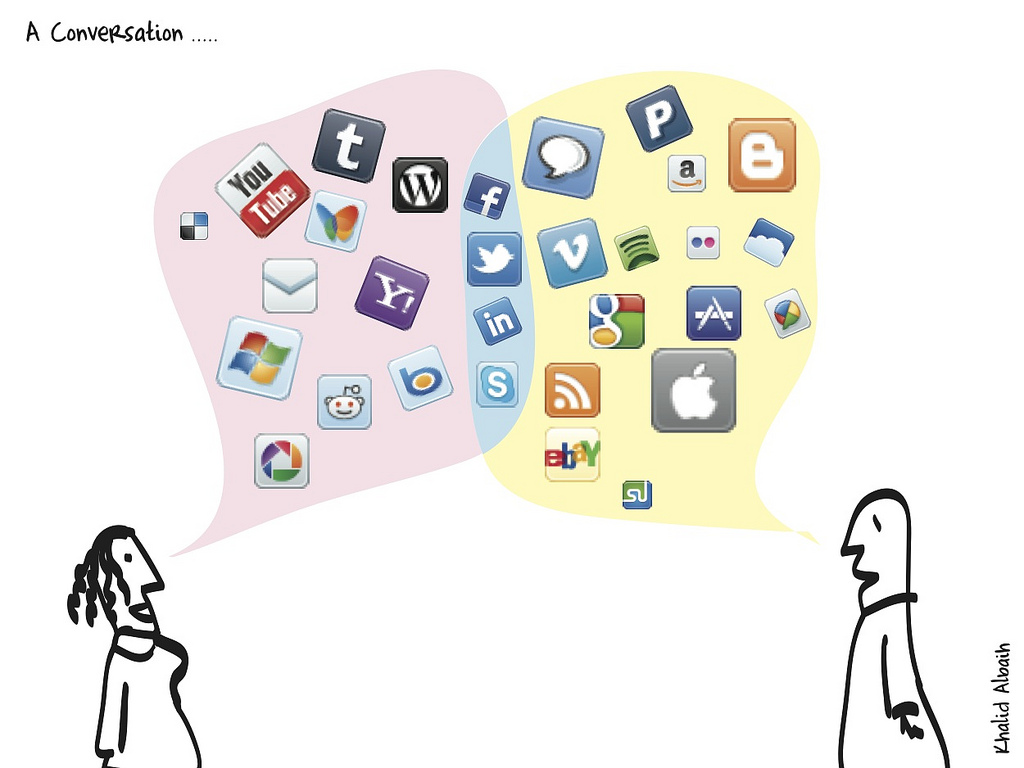 "A Conversation" by Khalid Albaih via CC BY 2.0