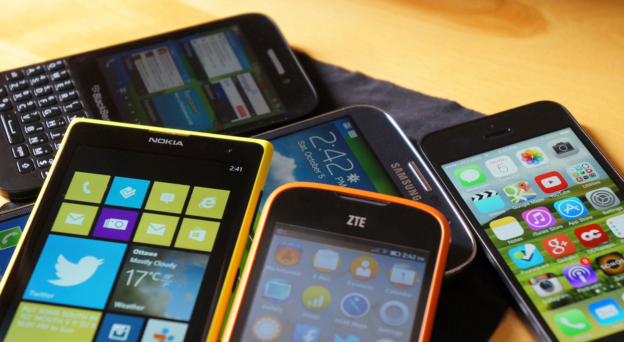 United Nations of smartphone operating systems by Jon Fingas via CC BY-ND 2.0