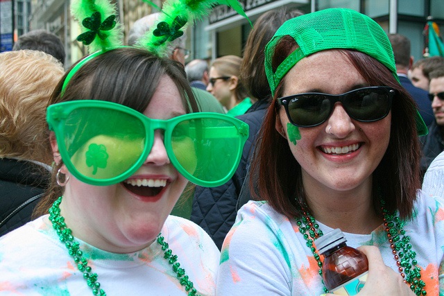 St. Patrick's Day revelers enjoy the celebration