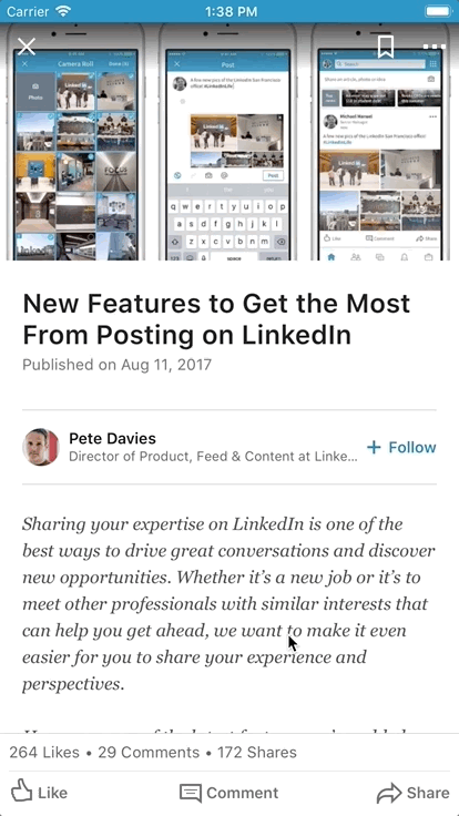 LinkedIn's new capabilities